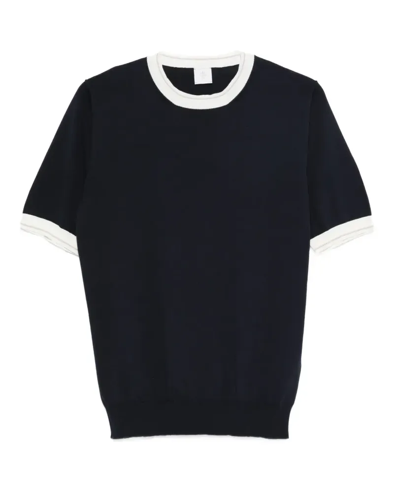 Eleventy T-Shirt mit rundem Ausschnitt - Blau Blau