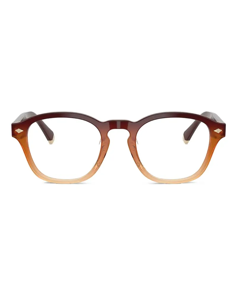 Brunello Cucinelli Brille mit rundem Gestell - Braun Braun