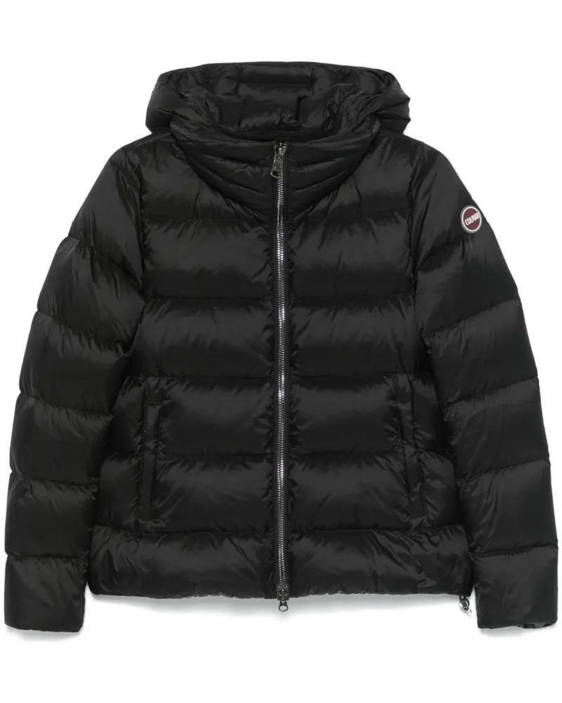 Colmar Gefütterte Jacke mit Logo-Patch - Schwarz Schwarz