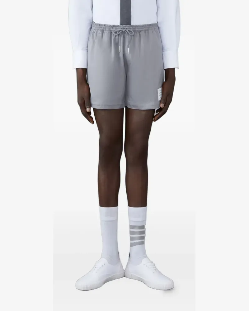 Thom Browne Shorts mit Kordelzug - Grau Grau