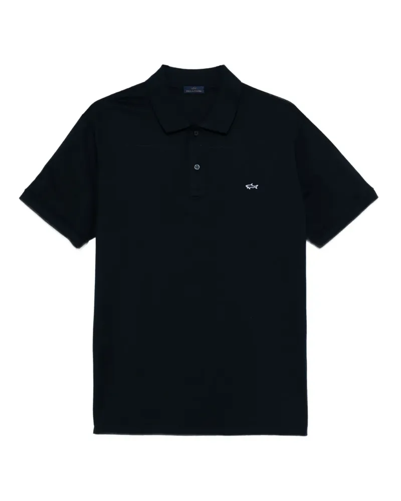 Paul & Shark Poloshirt mit Logo-Stickerei - Blau Blau