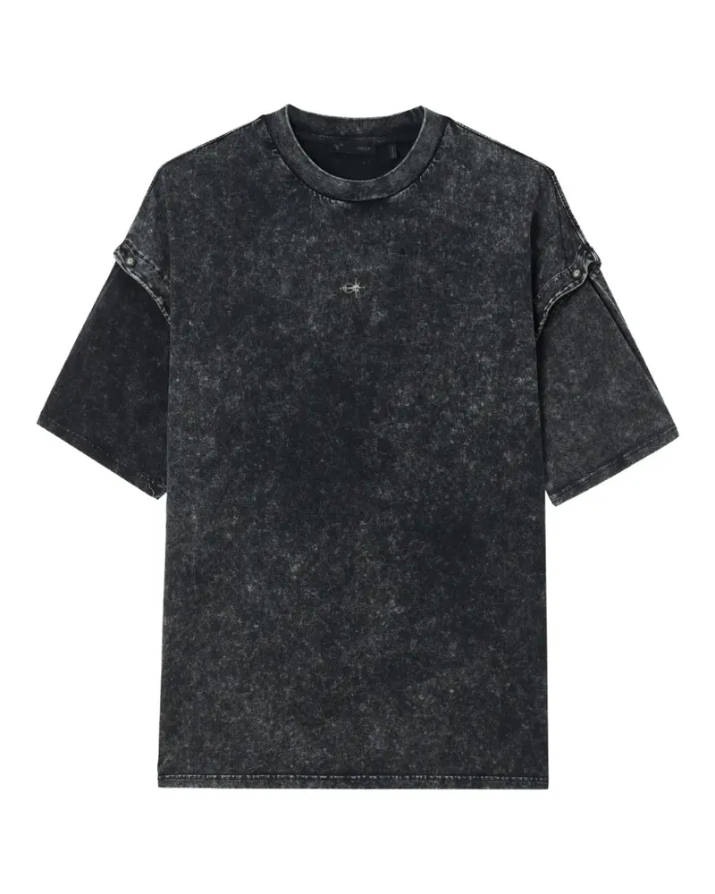 FIVE CM T-Shirt mit Nieten - Schwarz Schwarz