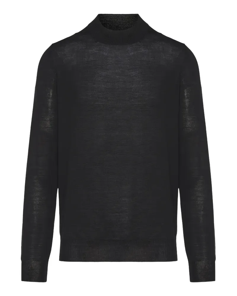 Gran Sasso Pullover mit Stehkragen - Schwarz Schwarz