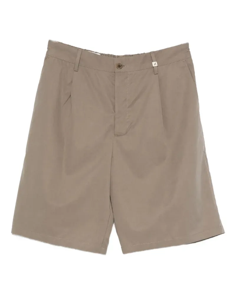 MYTHS pleated-detail shorts - Nude Nude