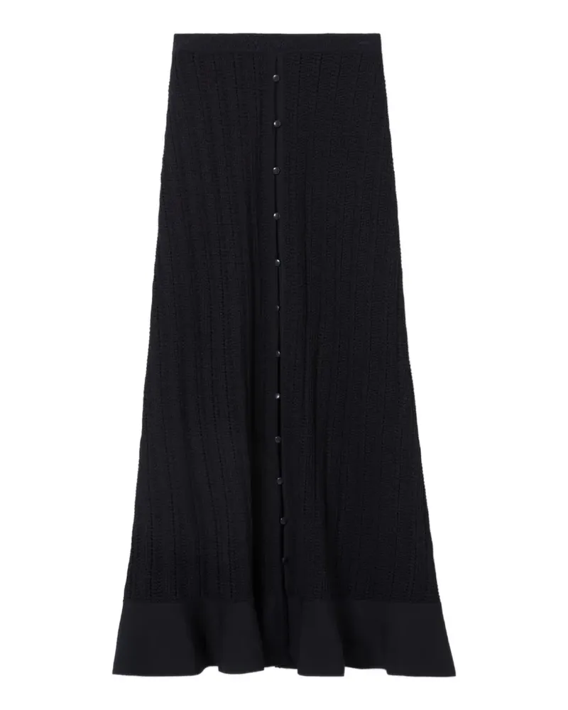 Claudie Pierlot button knit midi skirt - Blau Blau