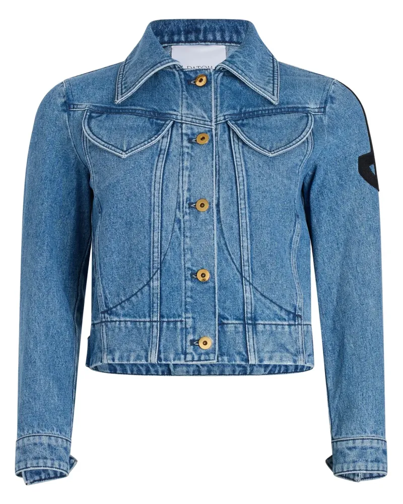 Patou Iconic Jeansjacke - Blau Blau