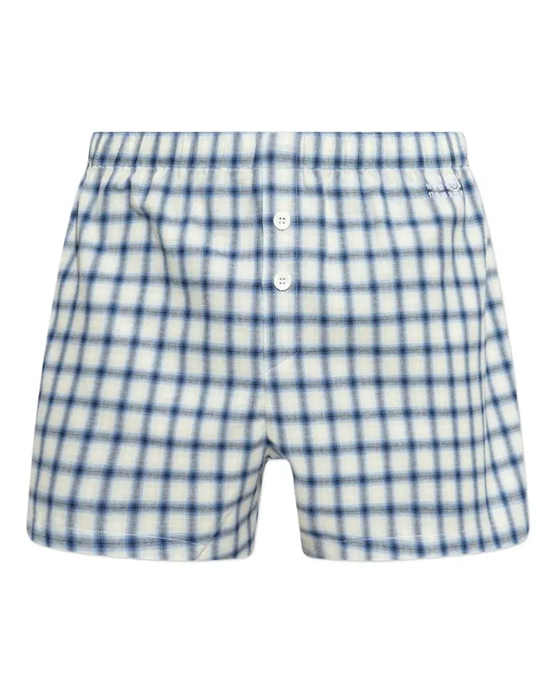 Maison Margiela check-pattern boxer shorts - Nude Nude