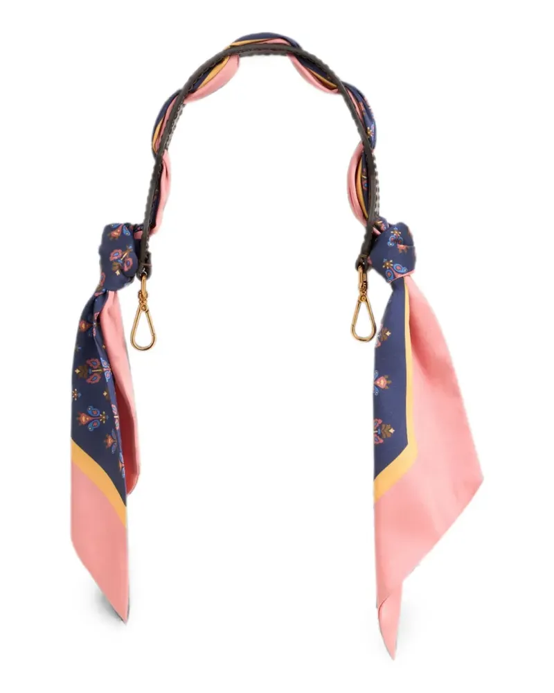 Etro bag handle with scarf - Blau Blau