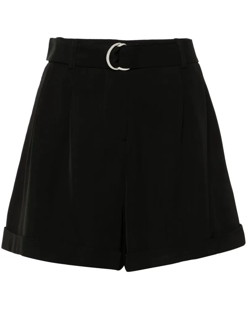 Ermanno Scervino Shorts mit Falten Schwarz