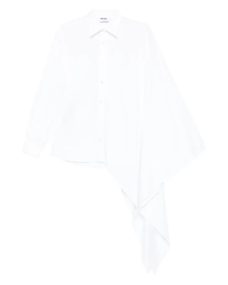 Moschino Asymmetrisches Hemd - Weiß Weiß