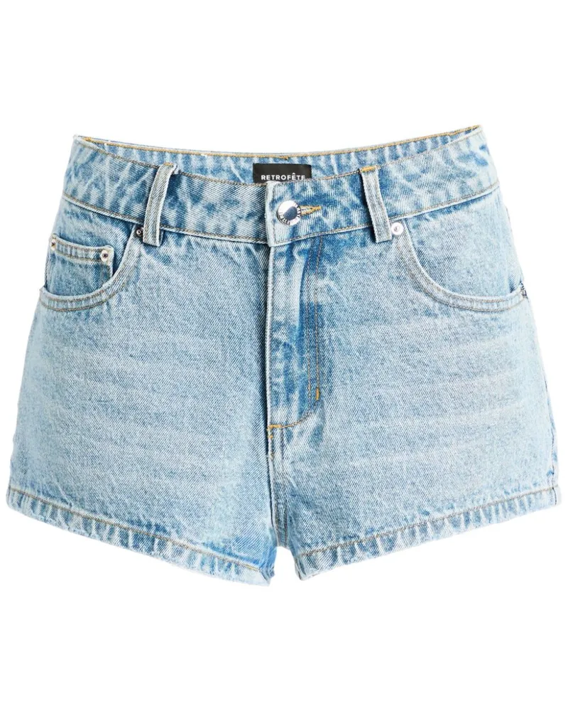 Retrofête Isabella Jeans-Shorts Blau