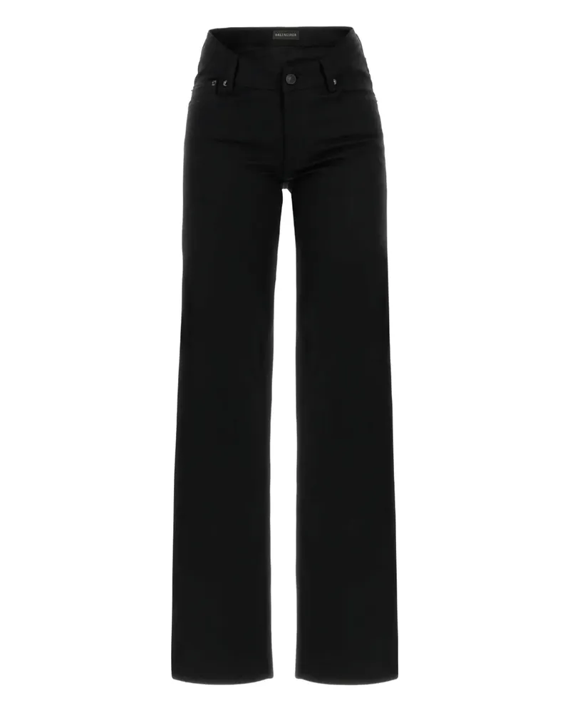 Balenciaga Jeans mit abgerundetem Bund - Schwarz Schwarz