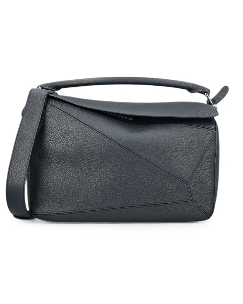 Loewe Große Puzzle Handtasche - Blau Blau