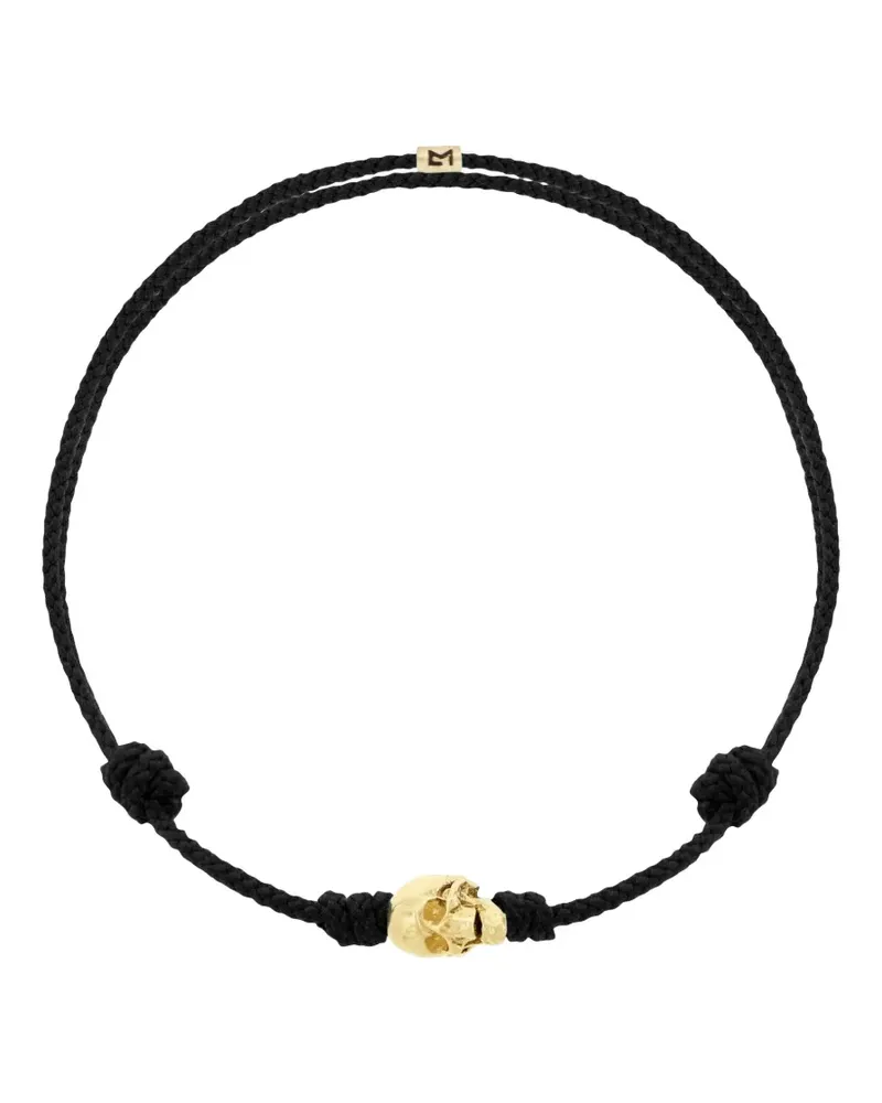 Luis Morais skull cord bracelet - Gold Gold