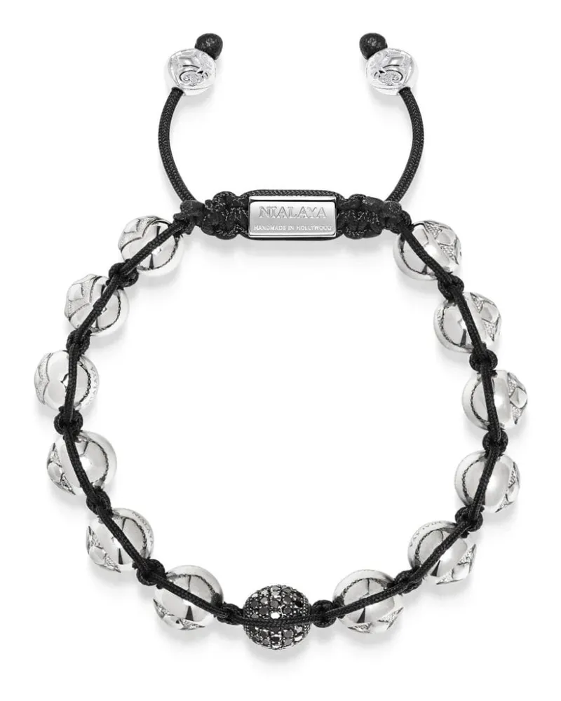 Nialaya Armband mit Perlen - Silber Silber