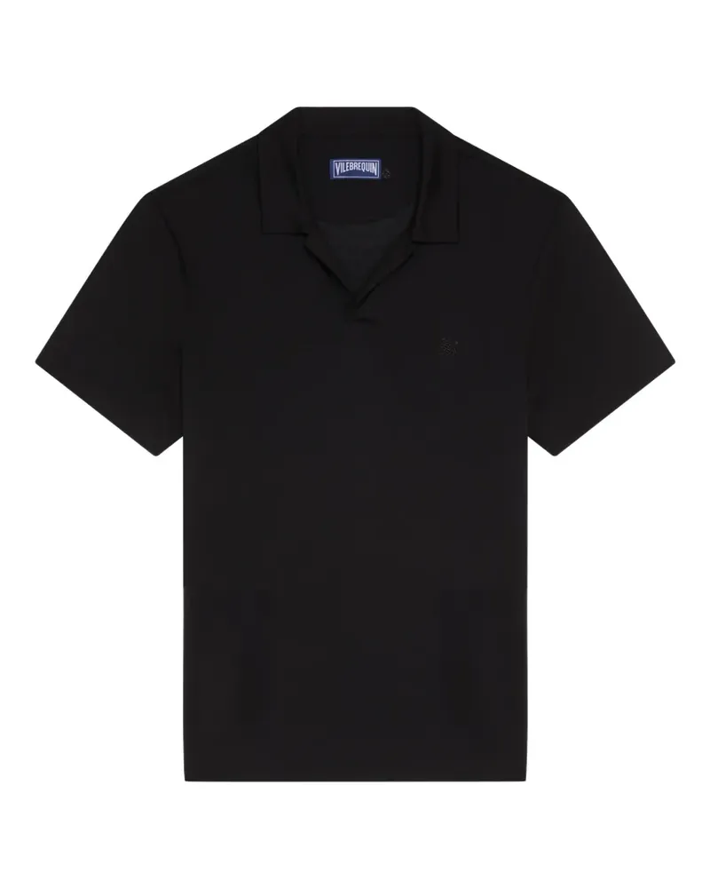 Vilebrequin Poloshirt mit Logo-Stickerei - Schwarz Schwarz