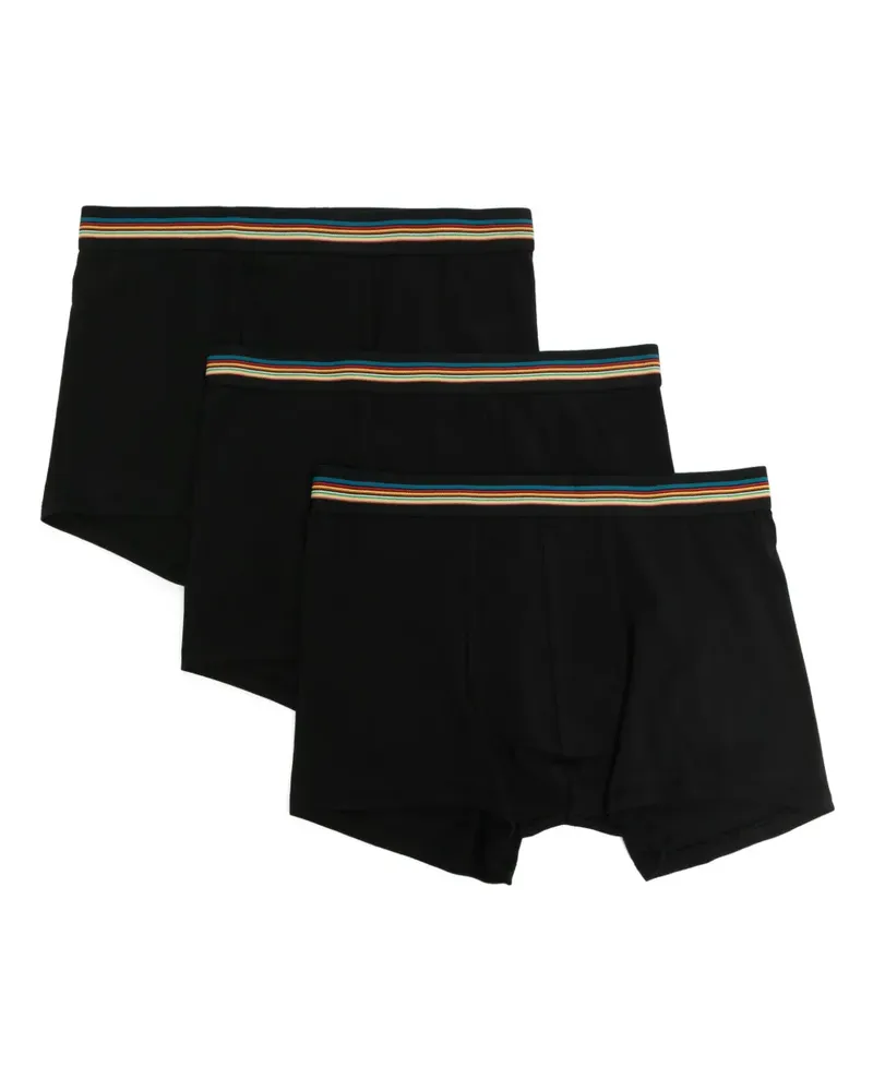Paul Smith Stretch-Boxershorts (3er-Set) - Schwarz Schwarz