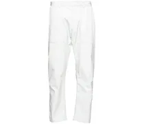 Prada Hose aus Re-Nylon Weiß