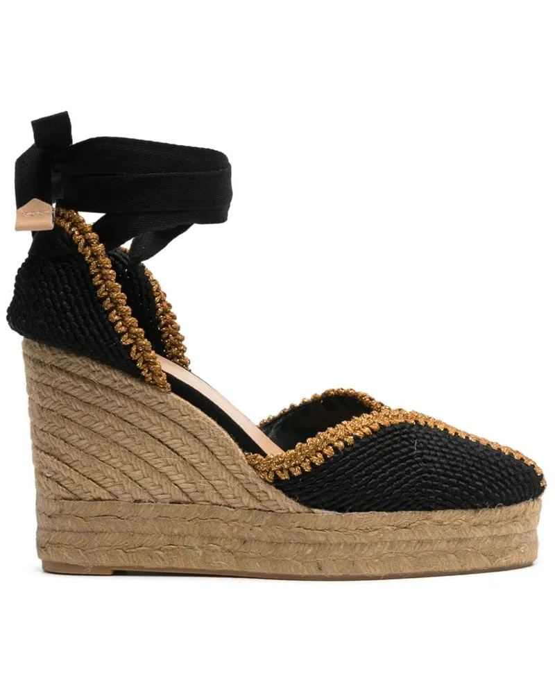 Castañer Coeur Espadrilles 110mm Schwarz