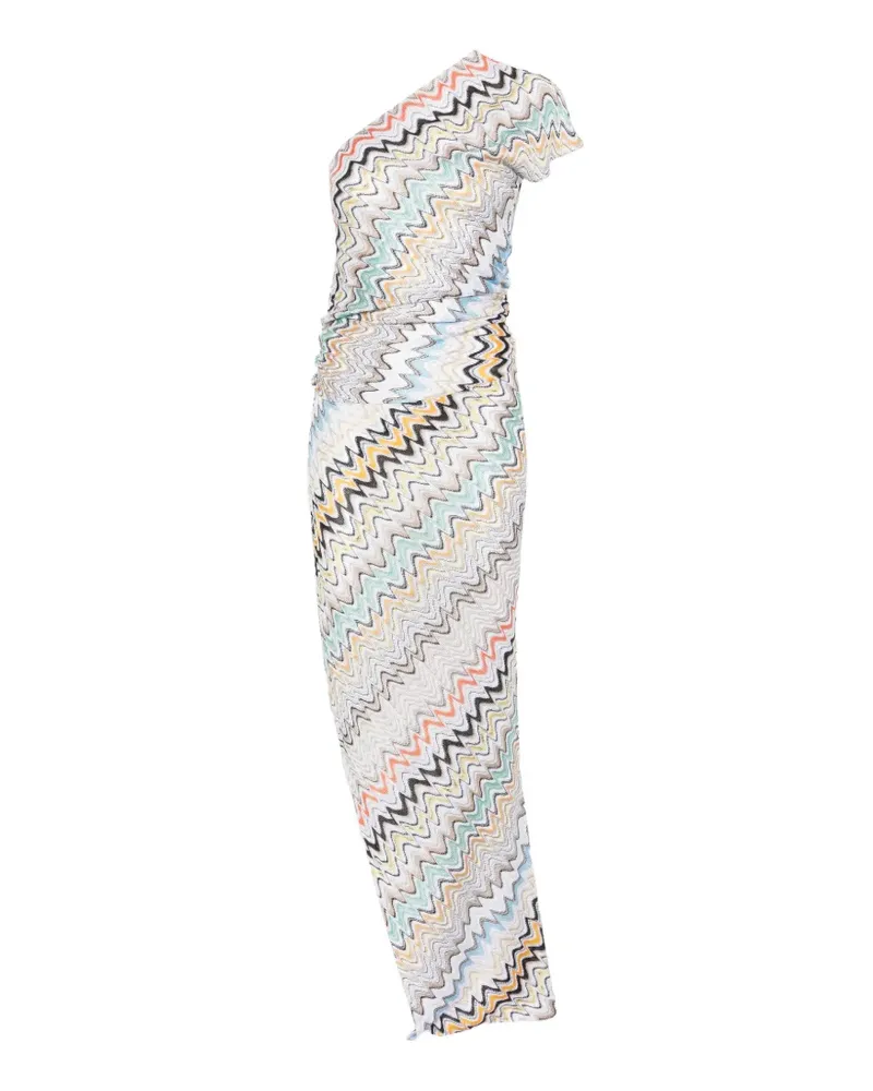 Missoni sleeveless maxi dress - Weiß Weiß