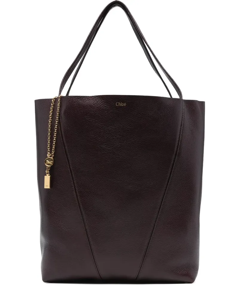 Chloé Spin Tote Bag mit Kettendetail - Violett Violett
