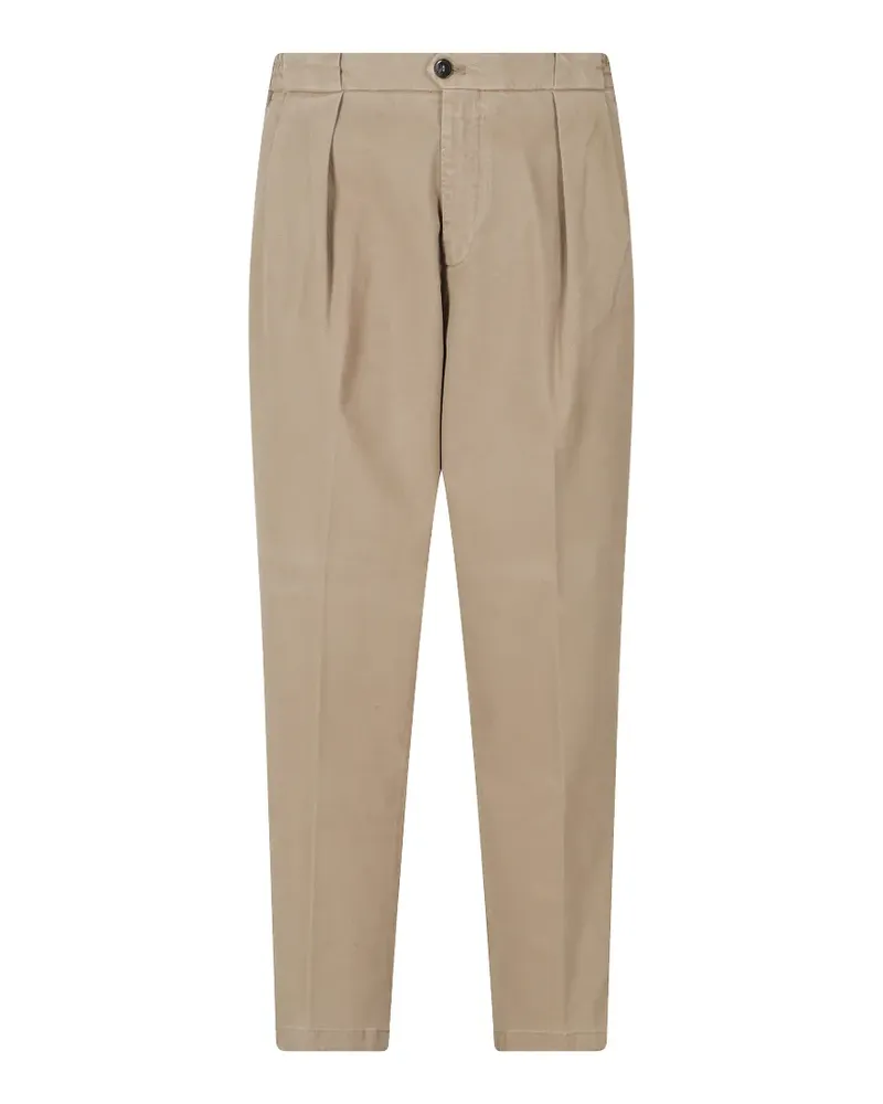Briglia 1949 Portobello pleated trousers - Nude Nude