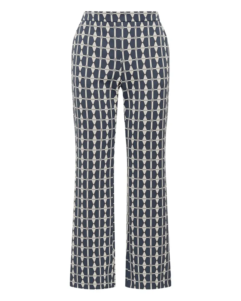 Maliparmi Hose mit geometrischem Print - Schwarz Schwarz