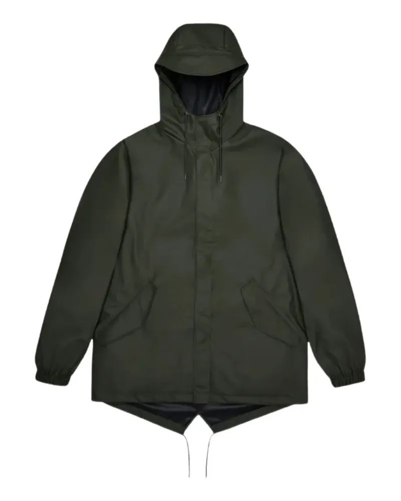 RAINS Fishtail Jacke - Grün Grün