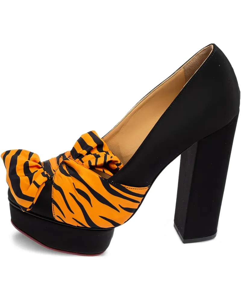 Charlotte Olympia Pre-owned Dolly Plateau-Pumps 140mm - Schwarz Schwarz
