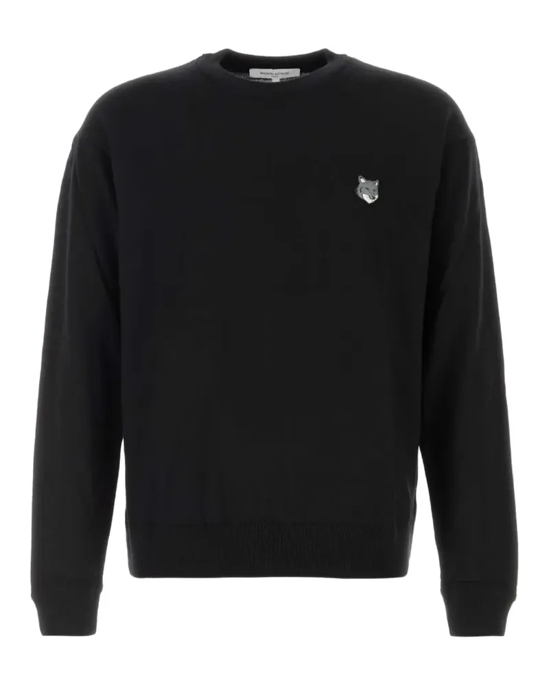 Kitsuné Fox Head sweater - Schwarz Schwarz