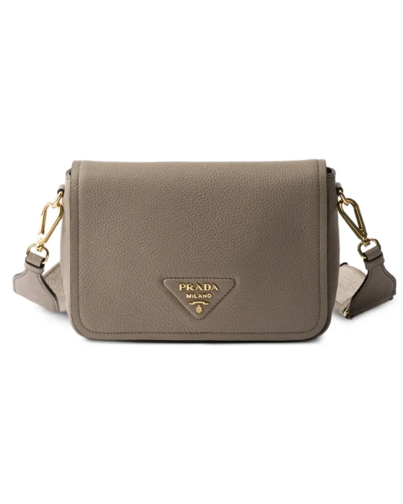 Prada Schultertasche aus Leder - Nude Nude