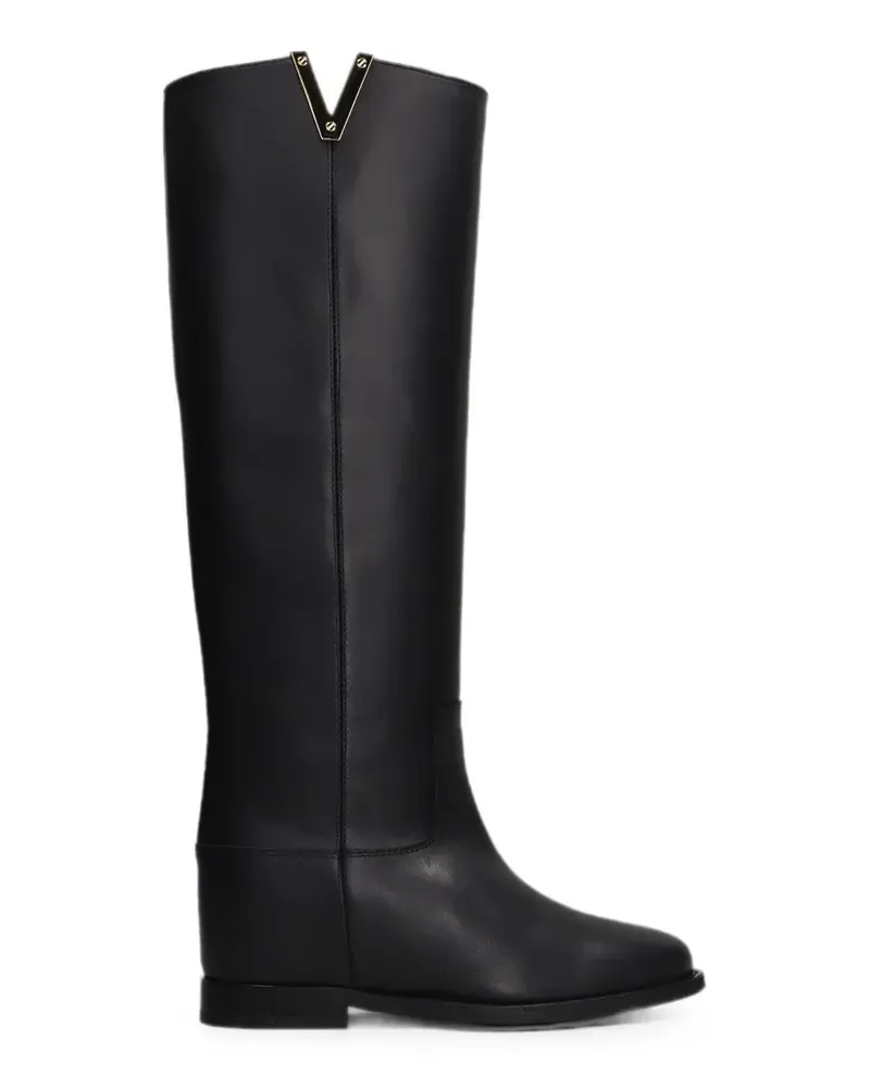 Via Roma 15 knee-high boots - Schwarz Schwarz