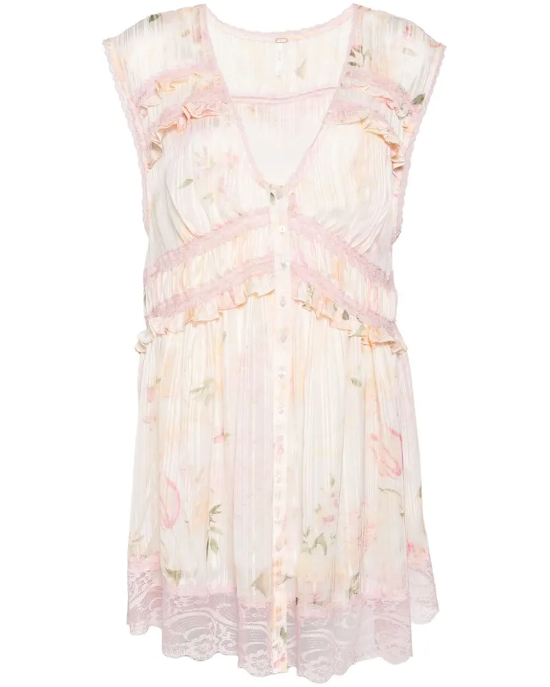 Free People Spring Fling Kleid - Nude Nude