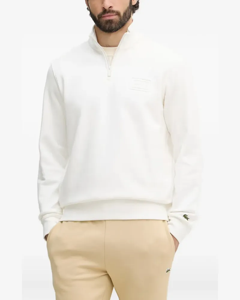 Lacoste quarter-zip sweatshirt - Weiß Weiß