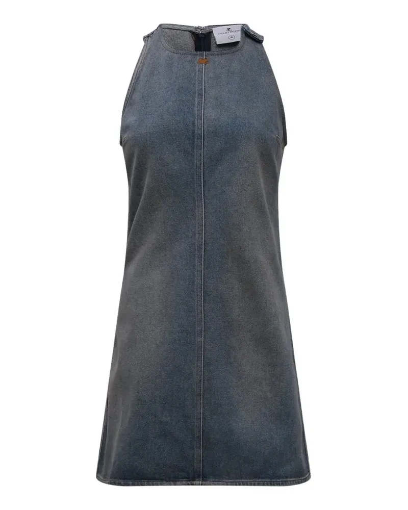 Courrèges Heritage A-line mini dress - Blau Blau