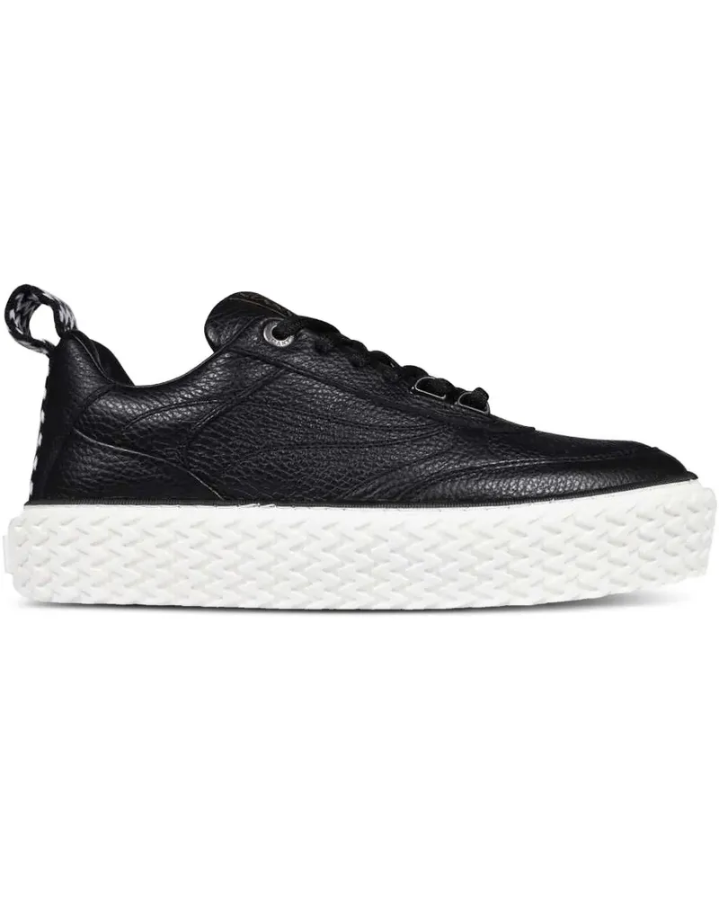 Lanvin Sneakers mit strukturierter Sohle - Schwarz Schwarz