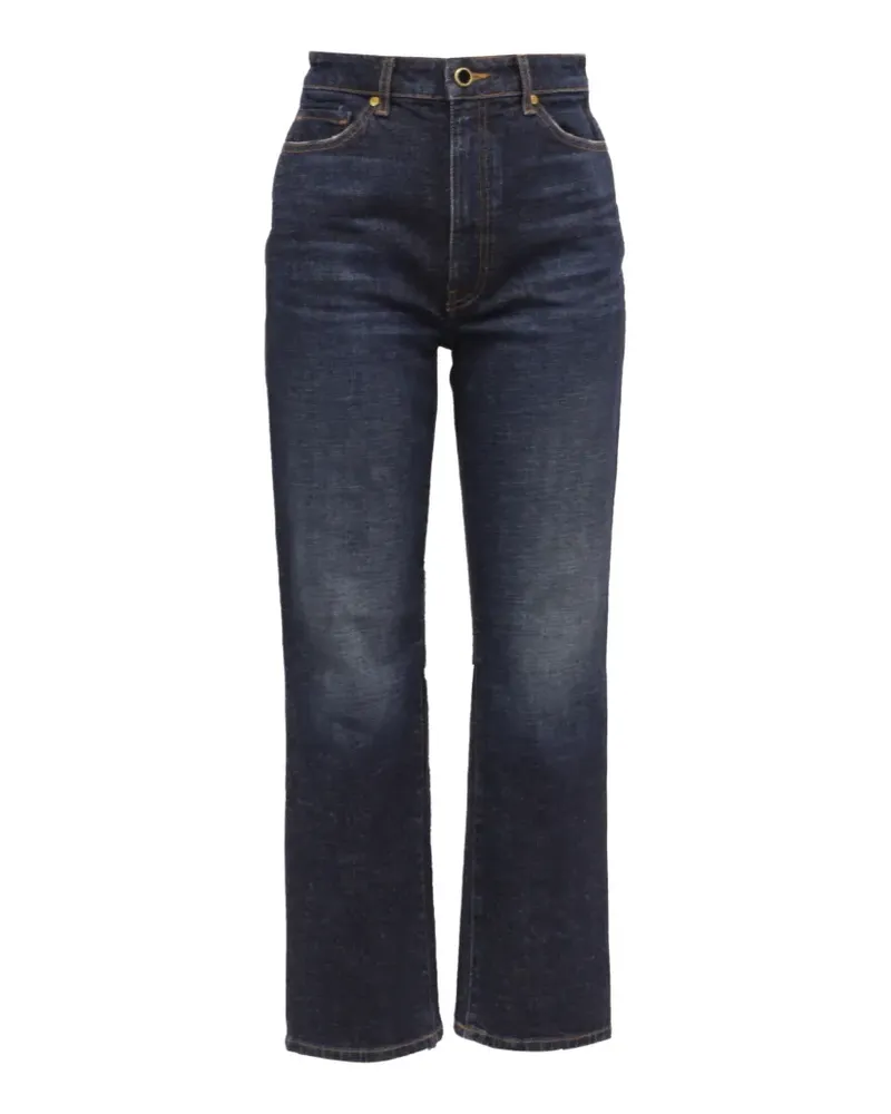 KHAITE Abigail straight-leg jeans - Blau Blau