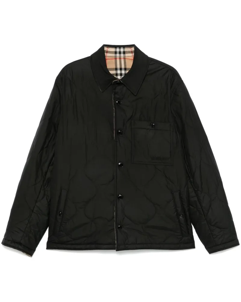 Burberry Francis R Hemd - Schwarz Schwarz