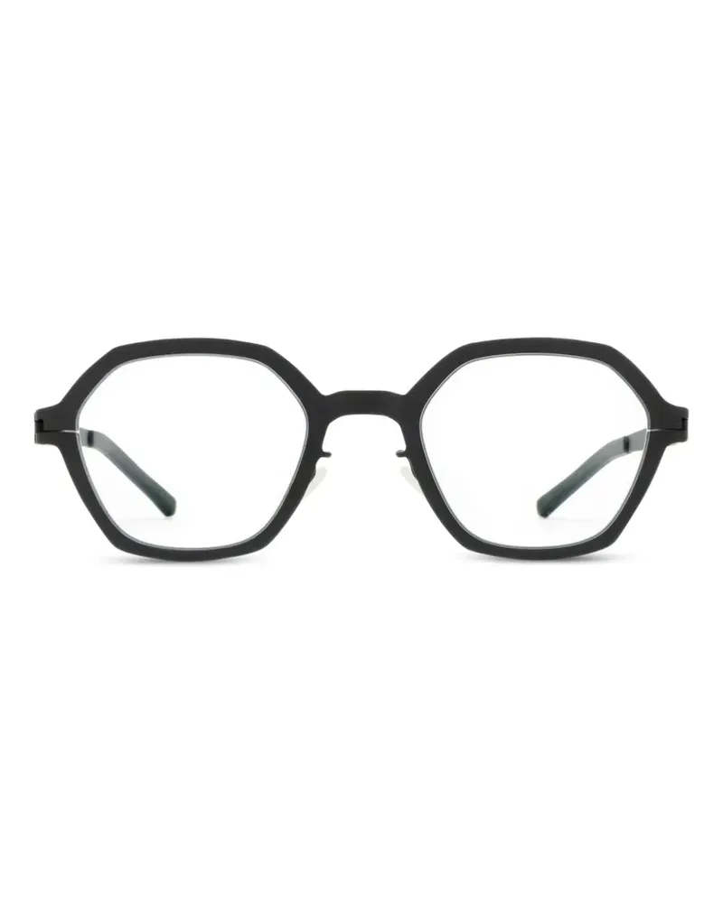 Mykita Rosemary Brille mit geometrischem Gestell - Schwarz Schwarz