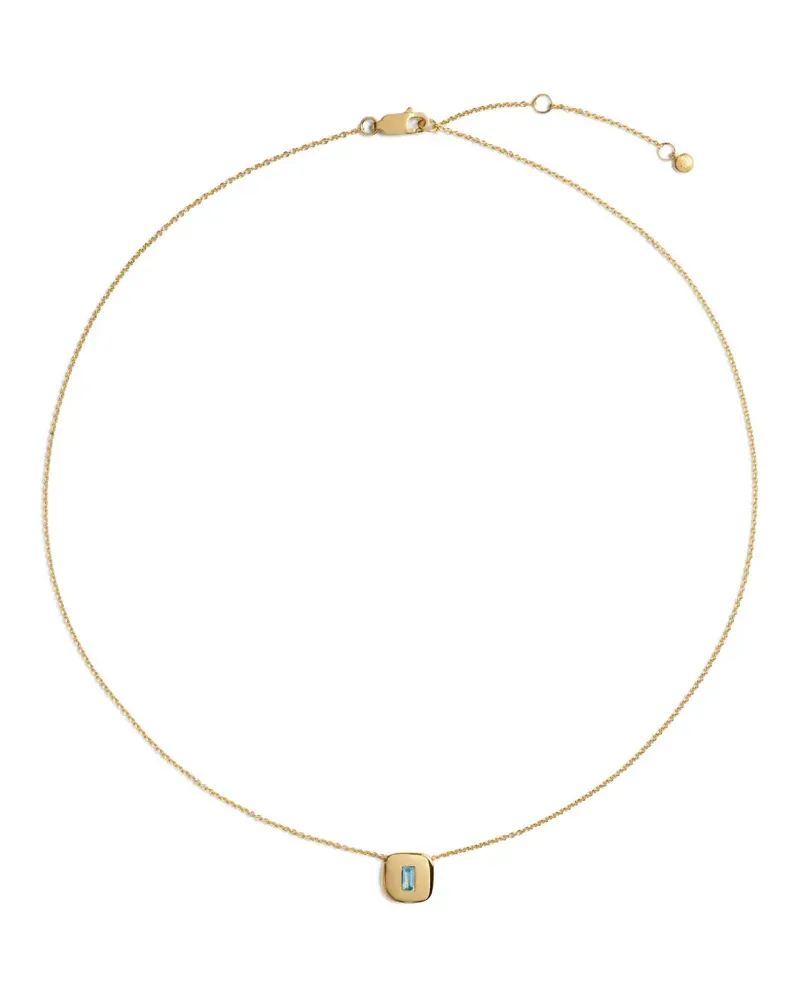 Monica Vinader Gemdrop topaz necklace - Gold Gold