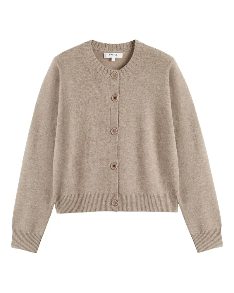 Chinti & Parker Cardigan mit Rundhalsausschnitt - Nude Nude