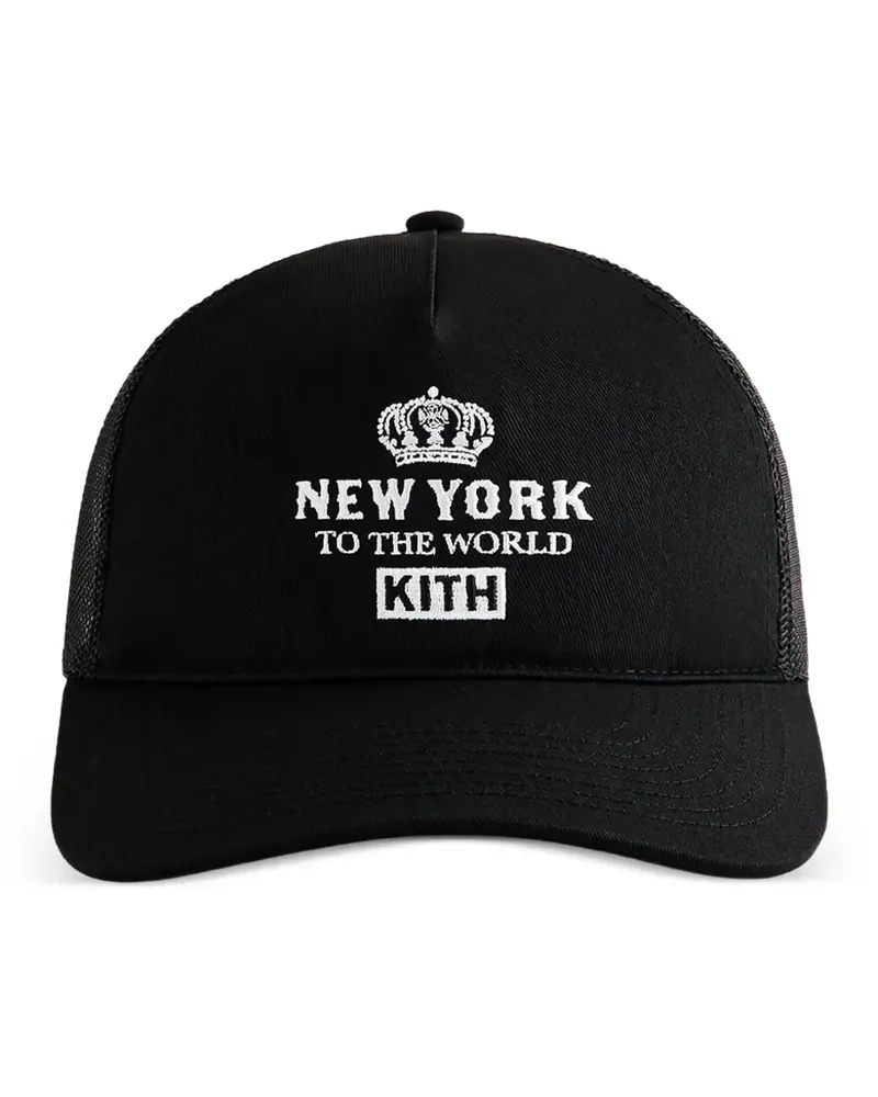 KITH Nolan relaxed-twill trucker cap - Schwarz Schwarz