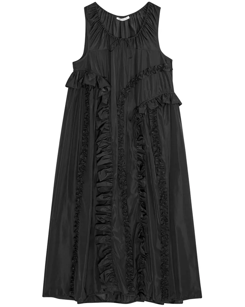 Cecilie Bahnsen Opal Midikleid - Schwarz Schwarz