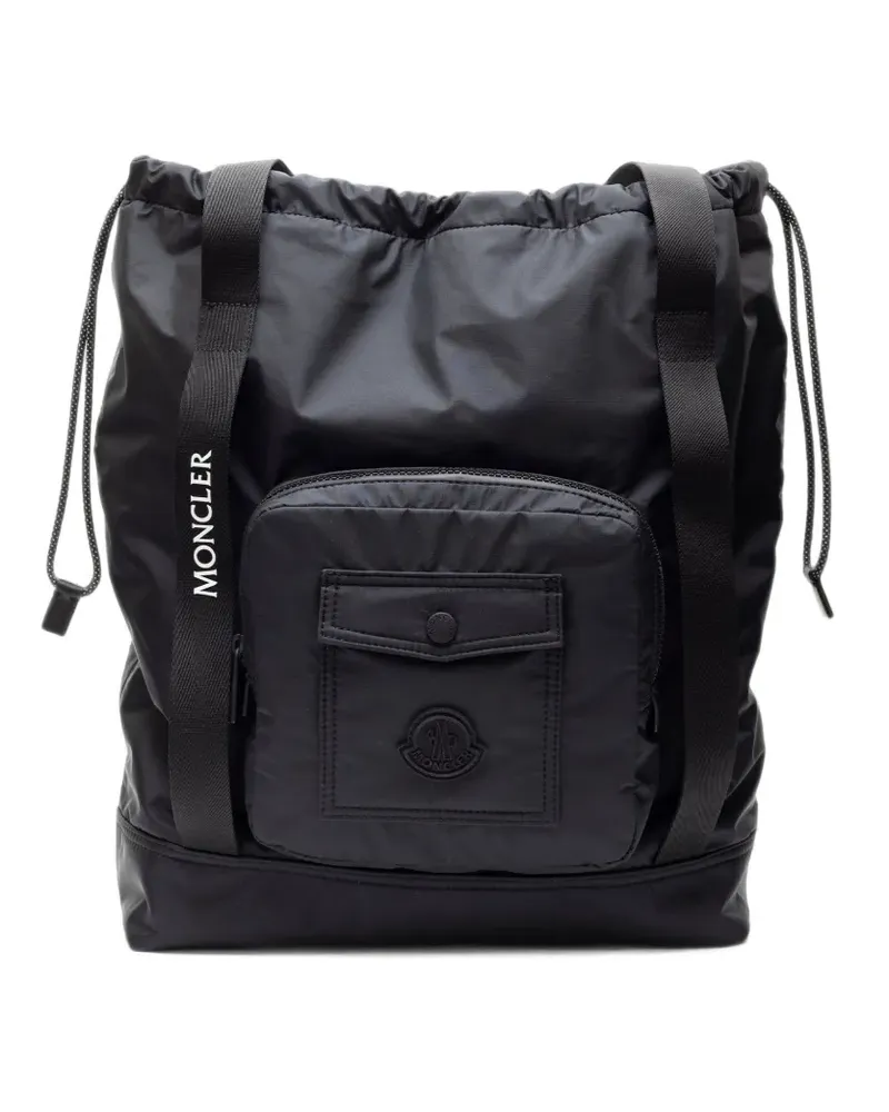Moncler Makaio logo-print backpack - Schwarz Schwarz