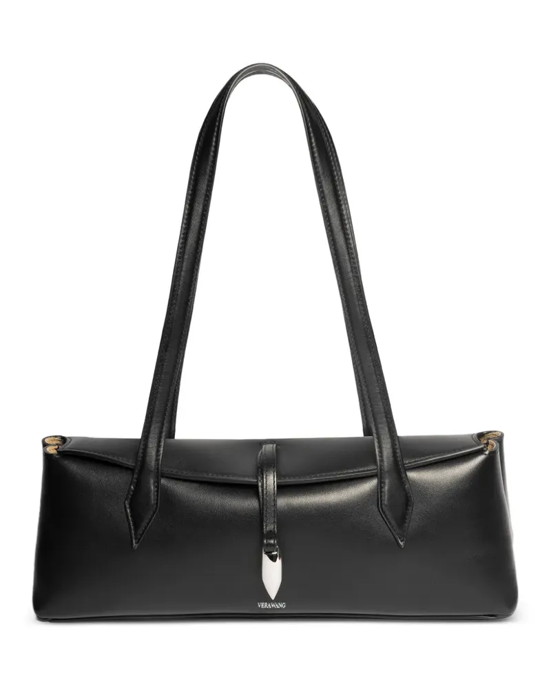 Vera Wang leather shoulder bag - Schwarz Schwarz