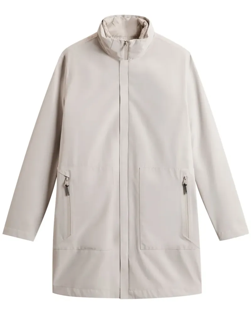 Woolrich Stehkragen-Parka mit Reißverschluss - Nude Nude