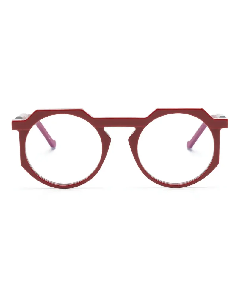 VAVA EYEWEAR Brille mit rundem Gestell - Rot Rot