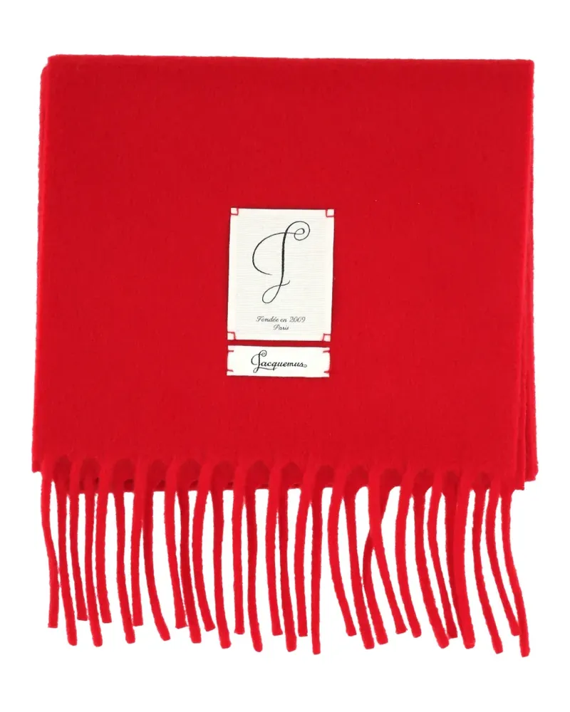 Jacquemus The Cavallo Schal - Rot Rot
