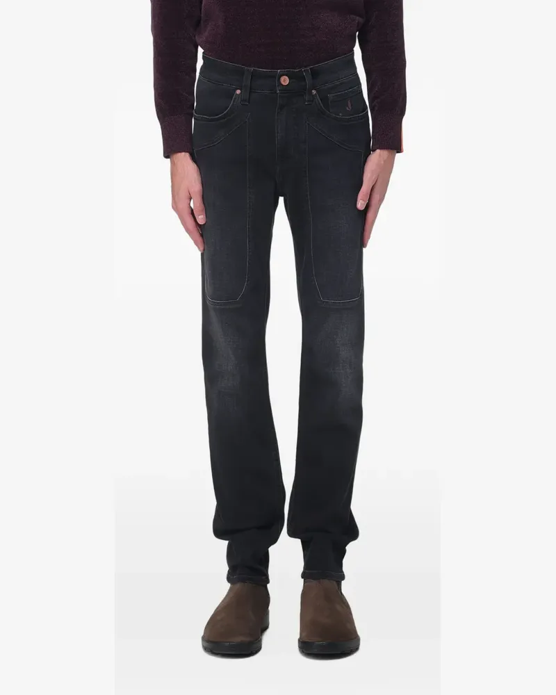 Jeckerson John panelled slim-fit jeans - Schwarz Schwarz
