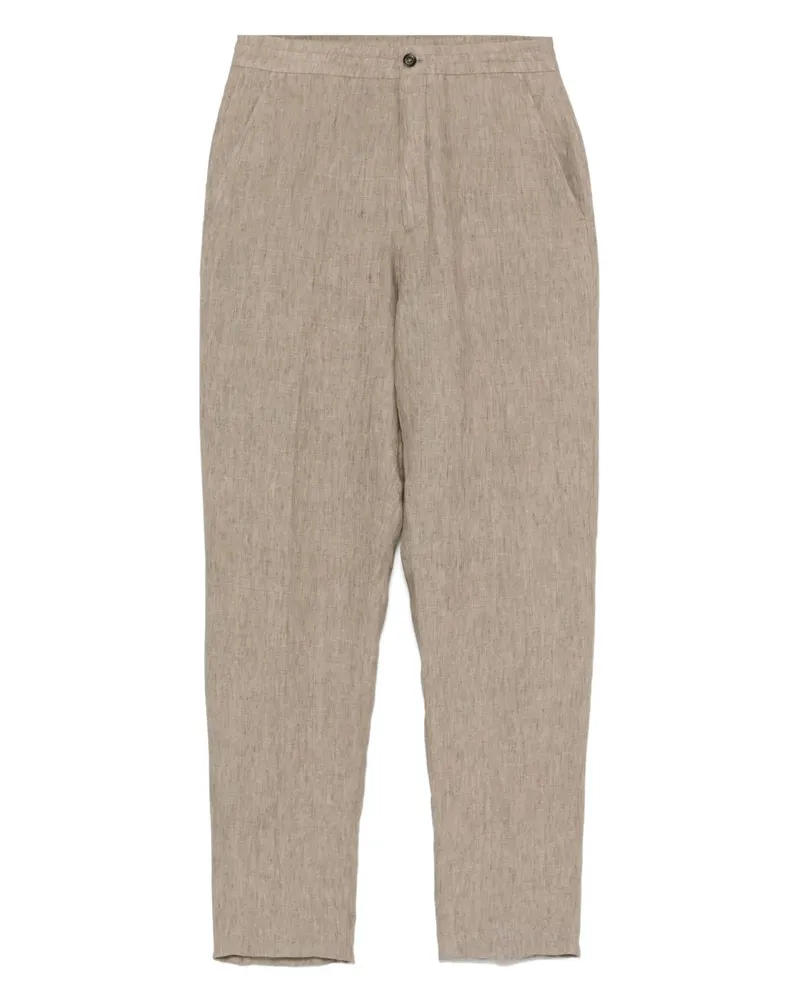 Ermenegildo Zegna Hose aus Leinen - Braun Braun
